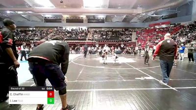 49 lbs Round Of 32 - Colter Chaffin, Wagoner Takedown Club vs Isiah Lee, Tulsa North Mabee Stampede