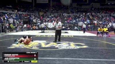 86 lbs Cons. Round 2 - Parker Gestes, Edwardsville WC vs Jase Edrington, Storm Youth WC