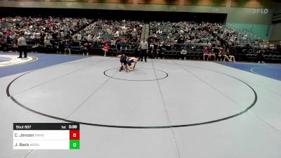 113 lbs Consi Of 32 #2 - Chase Jensen, Rocky Mountain vs Jackson Beck, Meridian