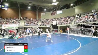 111 lbs Champ. Round 1 - William Miles, Zion Thunder Wrestling Club vs Jesse Judkins, Champions Wrestling Club