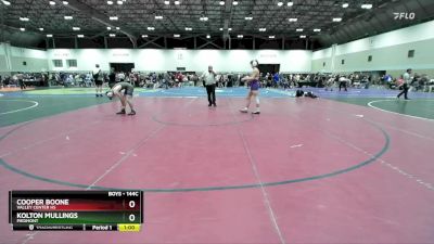 144C Cons. Semi - Cooper Boone, Valley Center HS vs Kolton Mullings, PIEDMONT