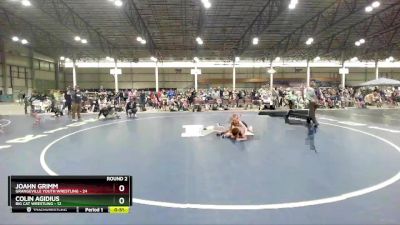 71 lbs Round 2 (4 Team) - Colin Agidius, Big Cat Wrestling vs Joahn Grimm, Grangeville Youth Wrestling