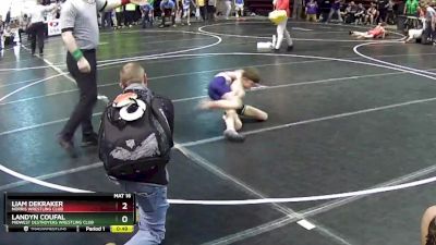 60 lbs Cons. Round 2 - Liam DeKraker, Norris Wrestling Club vs Landyn Coufal, Midwest Destroyers Wrestling Club