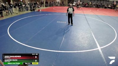 65 lbs Quarterfinal - Harper Ruch, New Ulm vs Jaxx Dahlheimer, Brainerd