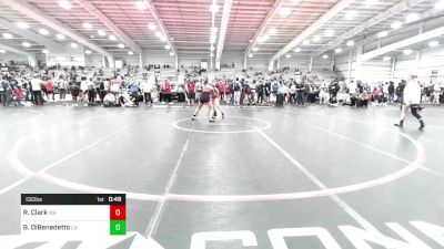 132 lbs Consolation - Ruby Clark, WA vs Gianna DiBenedetto, CA