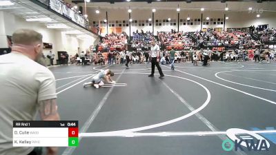 66 lbs Rr Rnd 1 - Kaisen Kelley, Pryor Tigers vs Dax Culie, Wagoner Takedown Club