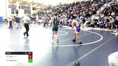 107 lbs Quarterfinal - Carter Shin, Chantilly vs Charlie Esposito, St. Joseph Regional