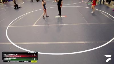 Round 3 - Ariana Mead, Minnesota vs Lillian Eggum, Stillwater Area Wrestling