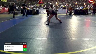 135 lbs Semifinal - Shelby Shirley, Bradford vs Kacie Mook, Saegertown