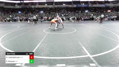 174 lbs Semifinal - Owen Uppinghouse, QWB vs Seth Shouse, Moore