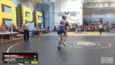 144 lbs Champ. Round 1 - Jaxon Kopp, Caesar Rodney H S vs Vince Petrillo, Charter School Of Wilmington