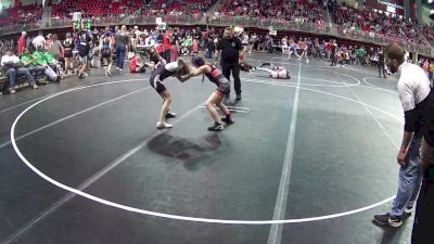 82 lbs Cons. Round 2 - Ella Eggert, Valentine Wrestling Club vs Emma Arens, Crofton-Bloomfield