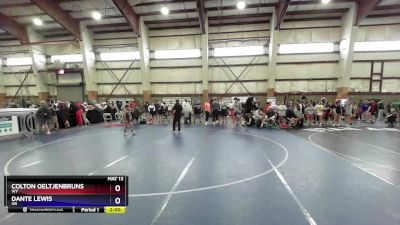 59 lbs Cons. Semi - Colton Oeltjenbruns, WY vs Dante Lewis, OR