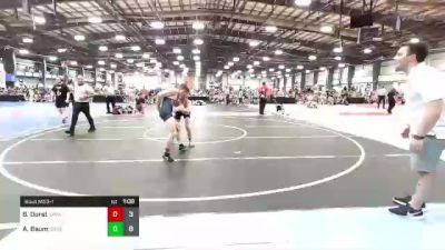 126 lbs Rr Rnd 1 - Braden Durst, All American Wrestling Club vs Aidan Baum, Doughboy