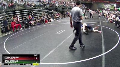 117 lbs Round 5 (6 Team) - Colin Strayer, Indiana Gold vs Kain Ornelas, Nebraska Blue