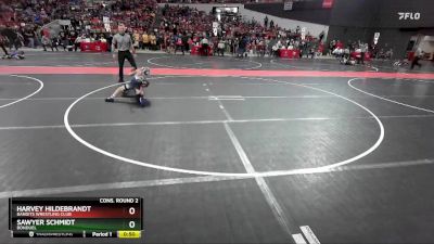 60 lbs Cons. Round 2 - Sawyer Schmidt, Bonduel vs Harvey Hildebrandt, Bandits Wrestling Club