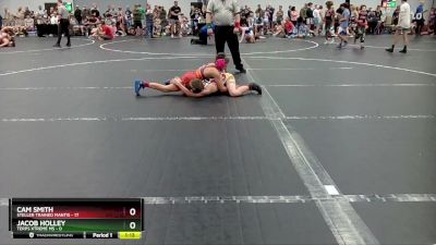 88 lbs Round 3 (6 Team) - Jacob Holley, Terps Xtreme MS vs Cam Smith, Steller Trained Mantis