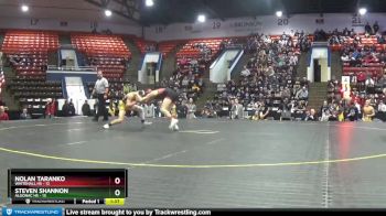 126 lbs Semifinals (8 Team) - Nolan Taranko, Whitehall HS vs Steven Shannon, Algonac HS