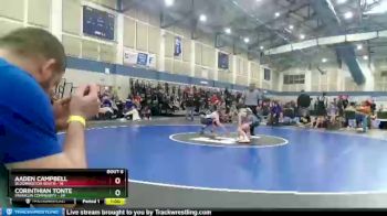 117 lbs Round 3 (4 Team) - Aaden Campbell, Bloomington South vs Corinthian Tonte, Franklin Community