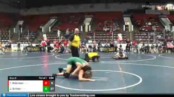 180 lbs Finals (8 Team) - Jacob Britten, Flint Tropics vs Trammel Robinson, MI Pitbulls