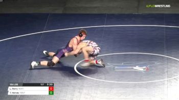 184 lbs Final - Levi Perry, North Idaho vs Tanner Harvey, Southwestern Oregon