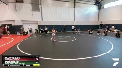 81 lbs Round 1 - Kamryn Clark, El Paso Supers Wrestling Club vs Grace Windom, Amped Wrestling Club