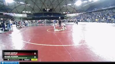 77 lbs 1st Place Match - Ryder Kooken, Anacortes Hawkeyes Wrestling Club vs Chase Sample, Maddogs Wrestling