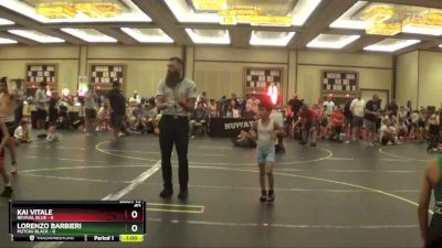 49 lbs Round 5 (6 Team) - Lorenzo Barbieri, M2TCNJ Black vs Kai Vitale, Revival Blue