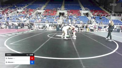 200 lbs Rnd Of 64 - Doris Baker, New York vs Brittney Moran, Illinois