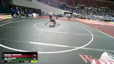 4A-106 lbs Cons. Round 3 - Bragen Anderson, La Grande vs Dillan Davis, Sweet Home