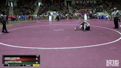 126 lbs Quarterfinal - Jaden Sanford, Smiths Station Hs vs Kameron Palmer, Foley