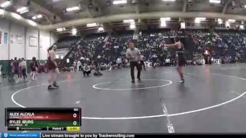 182 lbs Round 1 (16 Team) - Rylee Iburg, Columbus vs Alex Alcala, Sedgwick County/Fleming