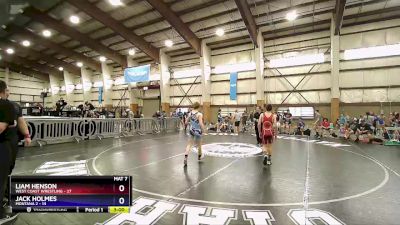 113 lbs Placement (16 Team) - Liam Henson, West Coast Wrestling vs Jack Holmes, Montana 2