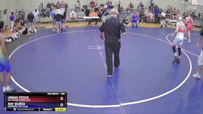 126 lbs Quarterfinal - Jonas Stock, All-Phase Wrestling vs Ray Burks, Newberg Mat Club