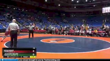 170 lbs Semis & 1st Wrestleback (8 Team) - Jackson Gillen, Yorkville Christian vs Kyus Root, Tolono (Unity)