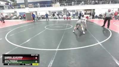 116 lbs Round 2 - Seth Pringle, Great Neck Wrestling Club vs Gabriel Echeverri, Beach Boyz Wrestling Club