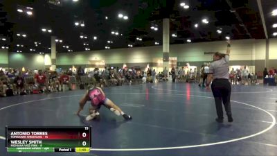 138 lbs Round 4 (6 Team) - Wesley Smith, Michiana Vice-Pink vs Antonio Torres, Tomahawk Wrestling