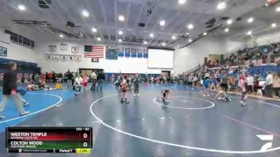 82 lbs Cons. Round 1 - Weston Temple, Natrona Colts WC vs Colton Wood, Cheyenne Braves