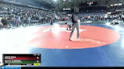 82 lbs Cons. Round 3 - Boyce Aldridge, Steelclaw Wrestling Club vs Jayce Polk, Washington