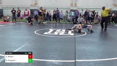 65-M lbs Consi Of 8 #1 - Zachary Wicks, NY vs Brooks Poupard, MI