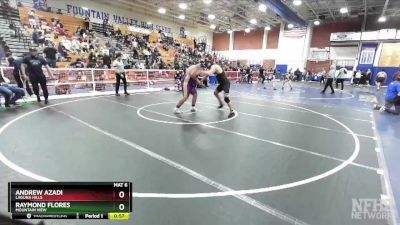 285 lbs Cons. Round 2 - Andrew Azadi, Laguna Hills vs Raymond Flores, Mountain View