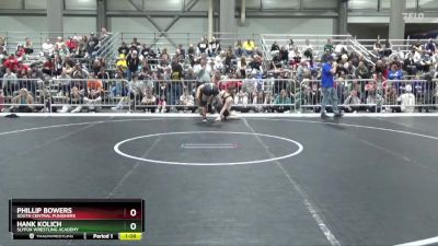 145 lbs Quarterfinal - Phillip Bowers, South Central Punishers vs Hank Kolich, SlyFox Wrestling Academy