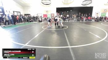 132 lbs Champ. Round 1 - Mustafa Alzuhairi, Soledad vs Bryce Luna, St. Francis