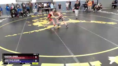 98 lbs Round 3 - Easton Jones, Chugach Eagles Wrestling Club vs Addyxus Echak, Mid Valley Wrestling Club