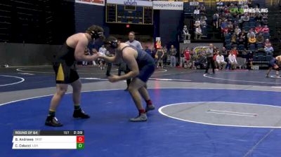 285 lbs Round of 64 - Blake Andrews, Oklahoma State vs Christian Colucci, Lehigh