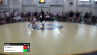 90 lbs Round 3 - David Brazie, Metro All-Stars vs Gage Bullman, Jacket Wrestling Club