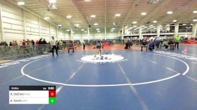 124 lbs Consi Of 8 #1 - Ayden DeCato, Noble vs Aiden Smith, Natick