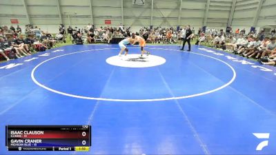 170 lbs Placement Matches (16 Team) - Isaac Clauson, Illinois vs Gavin Craner, Michigan Blue