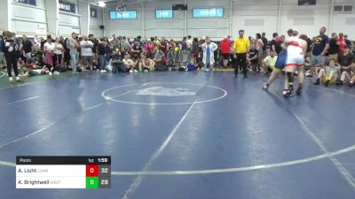220 lbs Pools - Aidyn Licht, Lumberyard (NY) vs Kalen Brightwell, West Virginia Wild