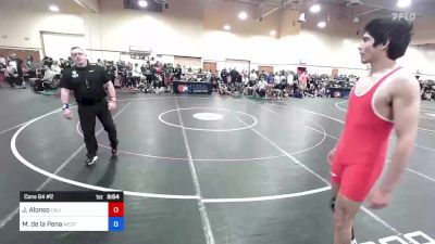 74 kg Cons 64 #2 - Jeicatl Alonso, California vs Mateo De La Pena, West Coast RTC